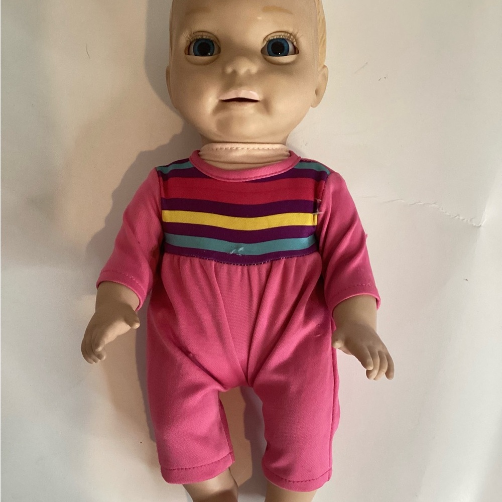 Luvabella Newborn Baby Doll W/real Expressions & Movements Interactive Blue eye